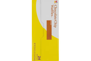 Ahold Chocolate Chip Waffles - 24 CT