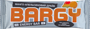 Батончик Манго-апельсиновый драйв Bargy м/у 40г
