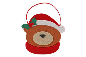 Подарунок-торбинка новорічна Ведмедик 23*15*60,5см КМ