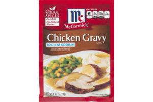 McCormick Chicken Gravy Mix 30% Less Sodium