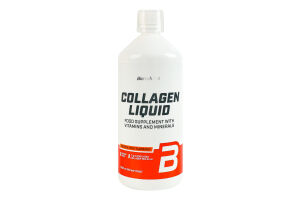 Добавка дієтична з підсолоджувачами Тропічні фрукти Collagen liquid BioTechUSA 1л