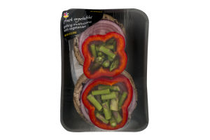 Ahold Fresh Vegetables Grilling Mushrooms With Vegetables