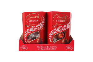 Конфеты из молочного шоколада с начинкой Lindor Lindt к/у 137г
