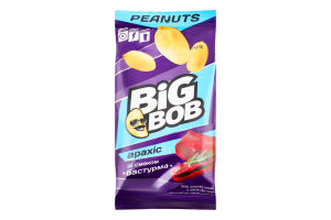 Арахіс смажений солоний Бастурма Big Bob м/у 60г