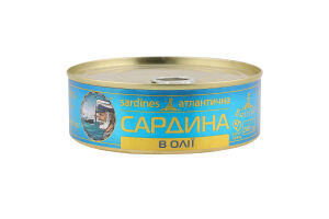 Сардина атлантическая в масле Baltijas ж/б 240г