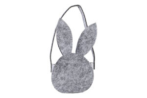 Кошик декор Заєць в окулярах фетровий 958382