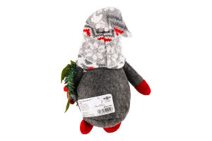 Гном новорічний MBM My Home сірий DH-NY-01