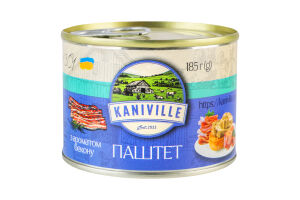 Паштет мясной с ароматом бекона Kaniville ж/б 185г