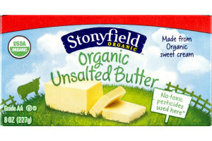 Stonyfield Organic Butter Unsalted