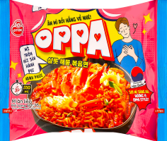 Лапша быстрого приготовления со вкусом морепродуктов и лука Oppa Otoki м/у 65г