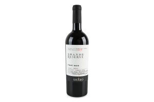 Вино 0.75л 12.7% красное сухое сортовое Пино Нуар Grande reserve Shabo бут