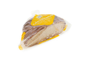 Хлеб половинка в нарезке без дрожжей Салтовский Рома м/у 0.4кг