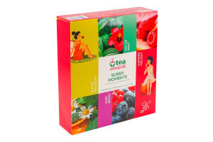 Чай ассорти в пирамидках Sunny moments Tea Moments к/у 32х1.7г