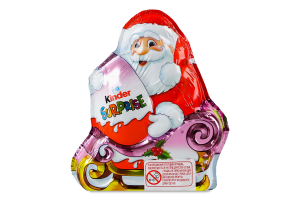 Шоколад фигурный молочный с молочным внутренним слоем и игрушкой Kinder Surprise м/у 75г