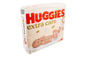 Подгузники для детей 4-6кг 2 Elite Soft Huggies 82шт