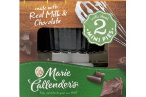 Marie Callender's Mini Pies Chocolate Satin - 2 CT