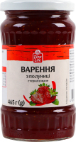 Варенье из клубники стерилизованное Fine Life в/с с/б 465г