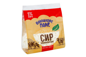 Сир кисломолочний 9% Волошкове поле м/у 330г