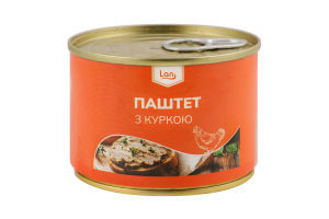 Паштет з куркою 200г ж/б Lan