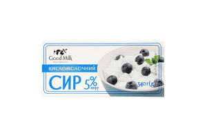 Творог 5% Good Milk т/п 340г