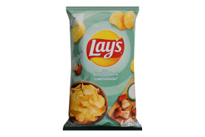 Чипсы картофельные Белые грибы со сметаной Lay's м/у 120г