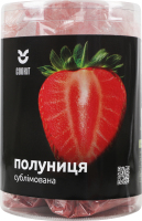 Полуниця сублімована скибки 5-7мм Cookit тубус 40г
