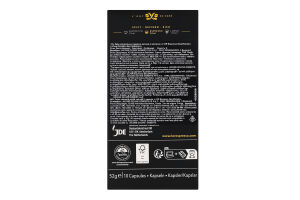 Кофе натуральный молотый жареный в капсулах Decaffeinato Espresso L’OR к/у 52г