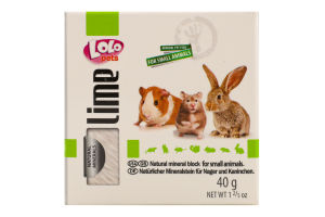 Камінь мінеральний д/гризунів з кальцієм 40г Lolo Pets