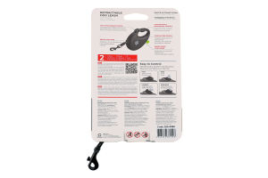 Повідець-рулетка д/собак до 12кг R-leash з контейнером д/пакетів леопард світловідбиваюча стрічка р.S 3м WauDog