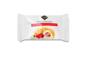 Круассанчик с наполнителем со вкусом малины RIOBA м/у 45г