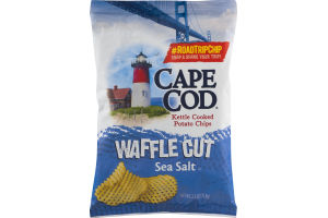 Cape Cod Kettle Cooked Potato Chips Waffle Cut Sea Salt
