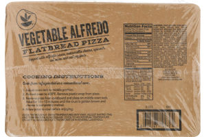 Ahold Flatbread Pizza Vegetable Alfredo