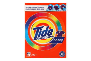 Средство моющее синтетическое порошкообразное Color Аква-Пудра Tide 300г