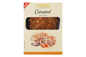 Торт бісквітно-кремовий Солона карамель з горіхом Nonpareil лоток 500г