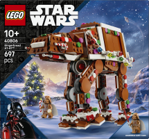 Конструктор для дітей від 10років №40806 Gingerbread AT-AT Star Wars Lego 697ел