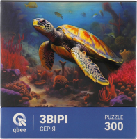 Пазли Черепаха та океан 300елементів Qbee