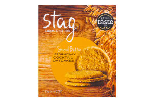Крекери Stag вівсяні з копченим маслом