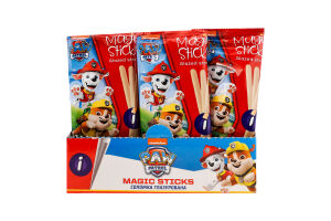 Соломка глазурована зі смаком білого шоколаду Magic sticks Рома м/у 60г