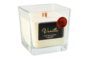 Свічка ароматична Vanilla соєвий віск скло 10*10см Пако ІФ