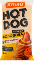 Булочка для французького хот-догу солодова Хлібо м/у 2х60г