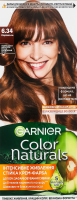 Крем-фарба для волосся стійка Color Naturals №6.34 Garnier 1шт