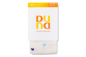 Колготки детские Duna №9064 122-128 молочный