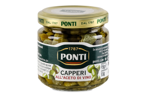 Каперси Ponti в винному оцті
