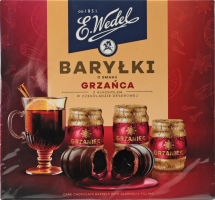 Цукерки E.Wedel Barrels начинка глінтвейн чорн/шок