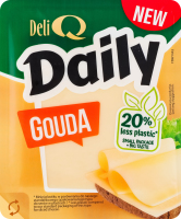 Сир Deli Q DAILY Гауда 48% кор/мол слайс