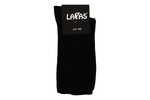 Носки мужские бамбук Lapas №9119BLK 44-46 черный