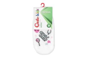 Шкарпетки дит. ACTIVE (ультракороткі) 17С-87СП, р.22, 333 білий