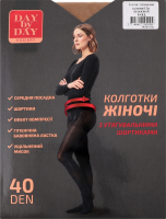Колготи з утягувальними шортиками бежеві 40ден р.5 Day by Day