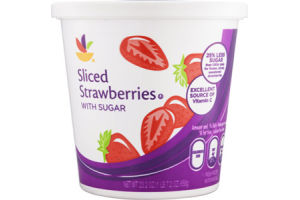 Ahold Strawberries Sliced with Sugar