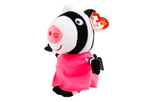 Іграшка м'яка для дітей від 3років 15см №46174 Зоє Зебра Peppa pig Beanie Babies TY 1шт